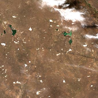 Sentinel-2 satellite image of the area on 1 Oct 2026, the same day, before the event was reported