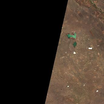 Sentinel-2 satellite image of the area on 11 Oct 2026, 10 days after this event