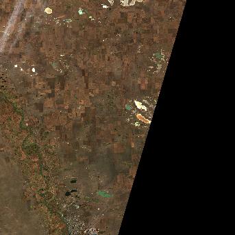 Sentinel-2 satellite image of the area on 12 Oct 2026, 11 days after this event