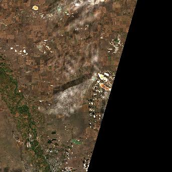 Sentinel-2 satellite image of the area on 24 Sep 2026, 3 days before this event