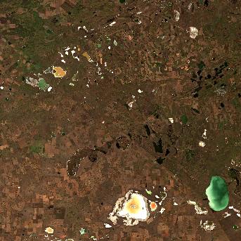Sentinel-2 satellite image of the area on 1 Oct 2026, 2 days after this event