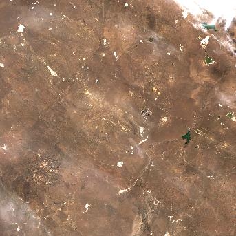 Sentinel-2 satellite image of the area on 1 Oct 2026, the day before this event