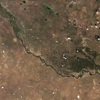 Sentinel-2 satellite image of the area on 6 Sep 2026, the day before this event