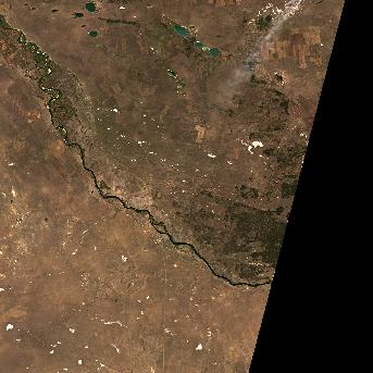 Sentinel-2 satellite image of the area on 29 Sep 2026, the same day, before the event was reported
