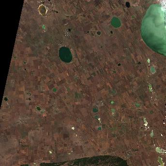 Sentinel-2 satellite image of the area on 11 Oct 2026, 10 days after this event