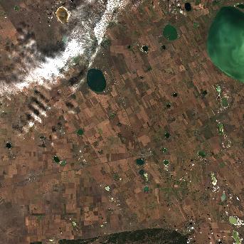Sentinel-2 satellite image of the area on 24 Sep 2026, 3 days after this event