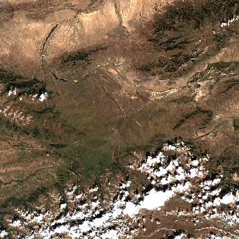 Sentinel-2 satellite image of the area on 18 Sep 2026, the day before this event