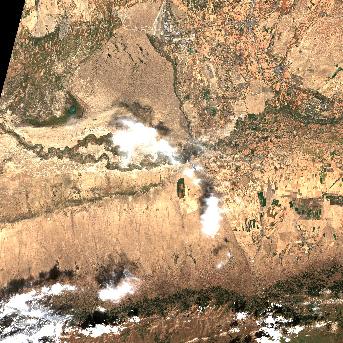 Sentinel-2 satellite image of the area on 30 Sep 2026, 2 days after this event