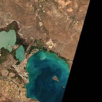 Sentinel-2 satellite image of the area on 25 Sep 2026, the same day, before the event was reported