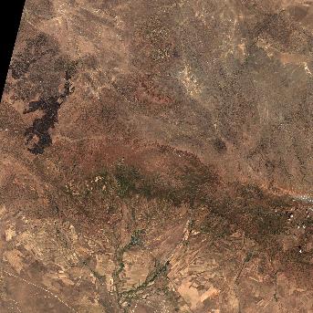 Sentinel-2 satellite image of the area on 25 Sep 2026, the day after this event