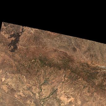 Sentinel-2 satellite image of the area on 30 Sep 2026, the day after this event