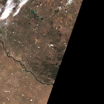 Sentinel-2 satellite image of the area on 14 Sep 2026, the day after this event