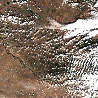 Sentinel-2 satellite image of the area on 21 Sep 2026, 4 days after this event