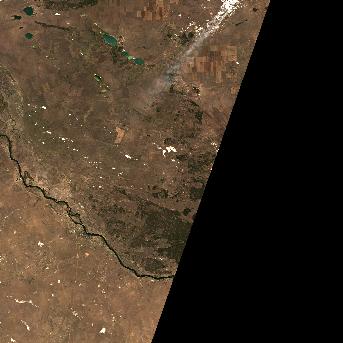 Sentinel-2 satellite image of the area on 29 Sep 2026, 6 days after this event