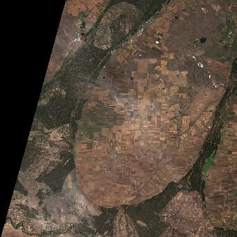 Sentinel-2 satellite image of the area on 18 Sep 2026, 5 days after this event