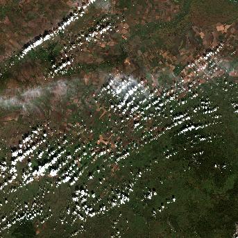 Sentinel-2 satellite image of the area on 25 Sep 2026, the day before this event