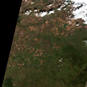 Sentinel-2 satellite image of the area on 30 Sep 2026, the day after this event