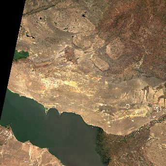 Sentinel-2 satellite image of the area on 27 Sep 2026, the same day, before the event was reported