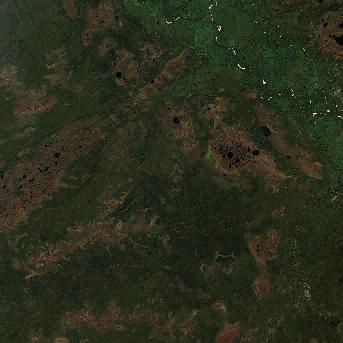 Sentinel-2 satellite image of the area on 11 Sep 2026, the same day, after the event was reported