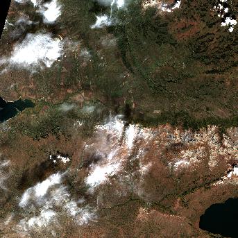 Sentinel-2 satellite image of the area on 22 Sep 2026, the same day, before the event was reported
