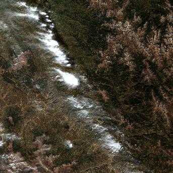Sentinel-2 satellite image of the area on 2 Oct 2026, 11 days after this event