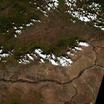 Sentinel-2 satellite image of the area on 26 Sep 2026, the day after this event