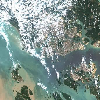 Sentinel-2 satellite image of the area on 3 Sep 2026, 19 days before this event