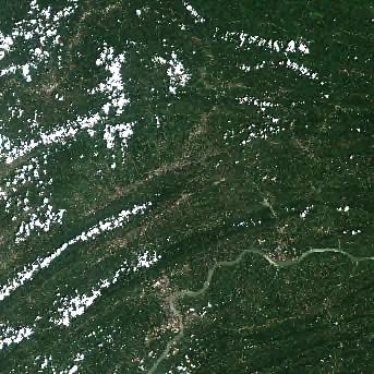 Sentinel-2 satellite image of the area on 10 Aug 2026, 10 days after this event