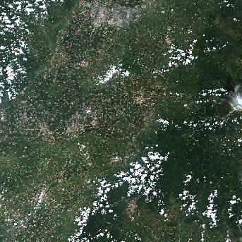 Sentinel-2 satellite image of the area on 7 Aug 2026, 13 days after this event