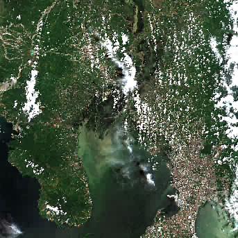 Sentinel-2 satellite image of the area on 13 Sep 2026, 6 days after this event