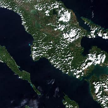 Sentinel-2 satellite image of the area on 29 Nov 2025, 39 days before this event