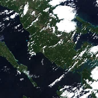 Sentinel-2 satellite image of the area on 28 Jan 2026, 21 days after this event