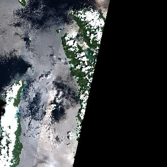 Sentinel-2 satellite image of the area on 25 Sep 2026, 3 days after this event