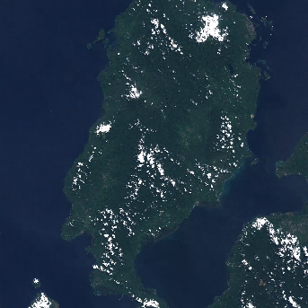 Sentinel-2 satellite image of the area on 30 May 2023, 7 days before this event