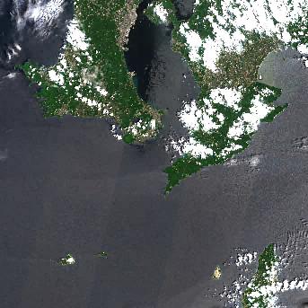 Sentinel-2 satellite image of the area on 12 May 2026, 5 days before this event