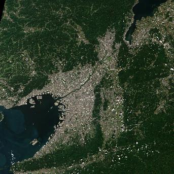 Sentinel-2 satellite image of the area on 1 Oct 2026, 22 days after this event