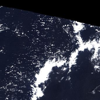 Sentinel-2 satellite image of the area on 16 Oct 2026, the same day, after the event was reported