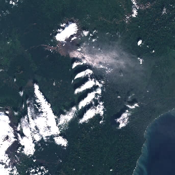 Sentinel-2 satellite image of the area on 21 Aug 2024, 4 days after this event