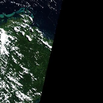 Sentinel-2 satellite image of the area on 20 Apr 2026, the day after this event